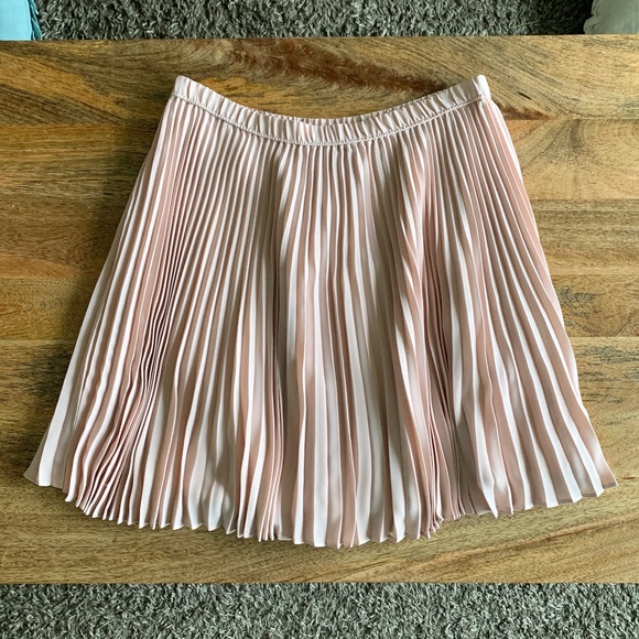 Banana Republic Dresses & Skirts - Banana Republic Blush Pink Fan Skirt Sz 10P